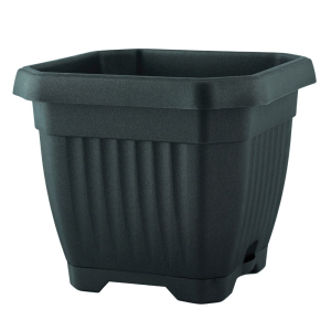 Doniczka z podstawką OCTAGON 30x30cm antracyt